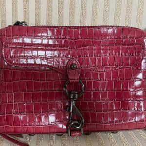 New Rebecca Minkoff Mini M.A.C. Crossbody RARE Cardinal Red (MSRP $228)